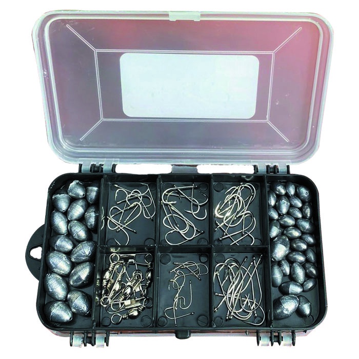 Kit Anzol Tralha de Pesca 96 Acessórios Chumbo e Giradores em Oferta na Shopee