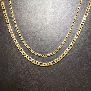 Colar de aço inoxidável/Corrente Dourado 60-70cm * 3mm-4mm/Colar masculino/Colar de Dourado/Corrente Aço 3x1 em Oferta na Shopee