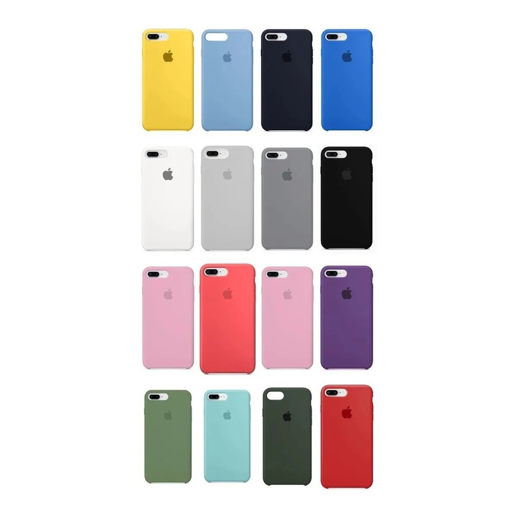 Capa Aveludada Apple iPhone 7 Plus e iPhone 8 Plus Capinha Case Anti Impacto