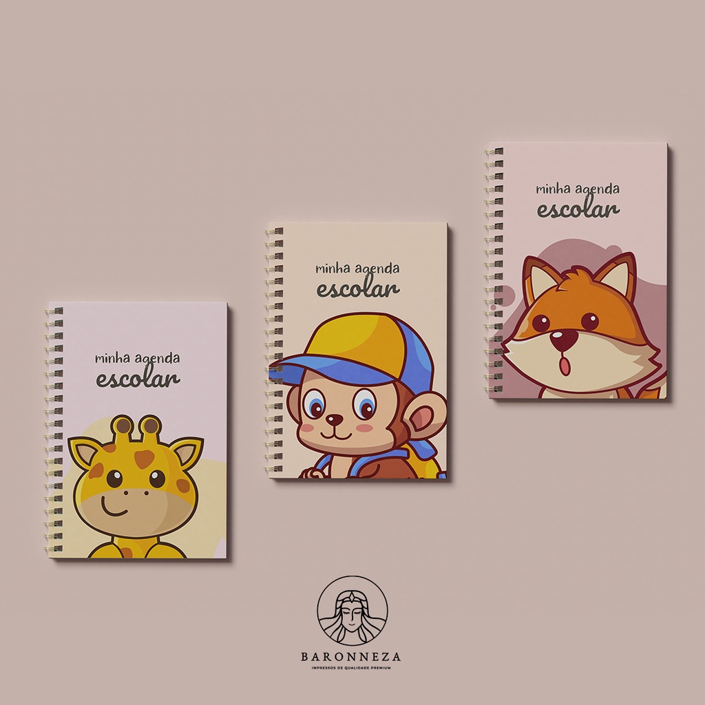 Agenda Escolar Infantil Safari: Onde Comprar | BuscaProdutos