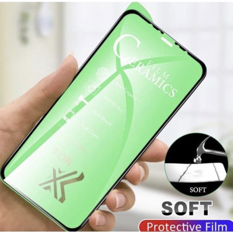 Película 9d Cerâmica Flexível Resistente Para iPhone 11/12/13/14/16/15promax em Oferta na Shopee