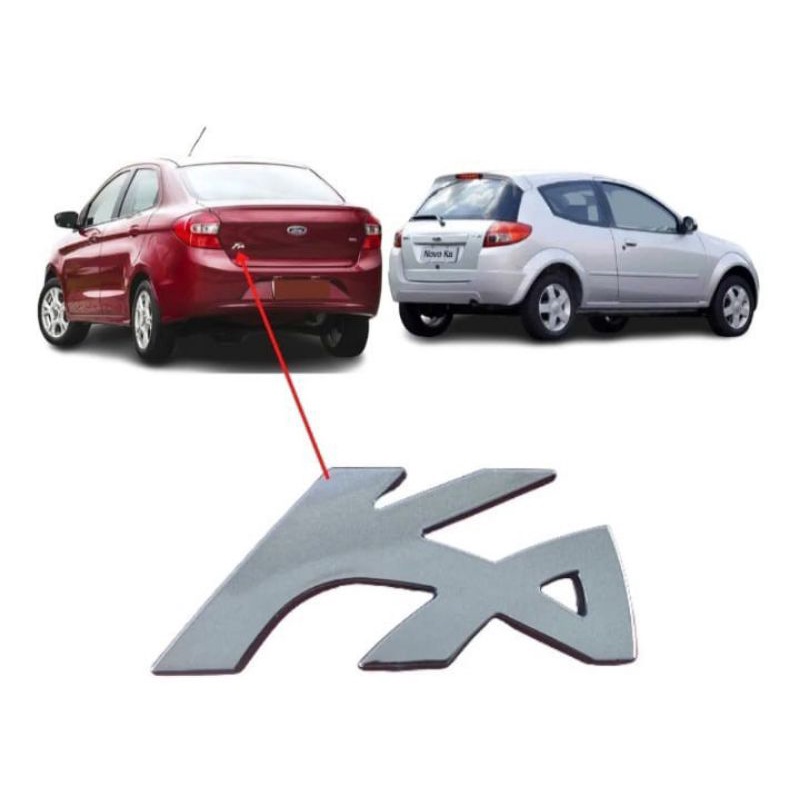 emblema letreiro Ford Ka ano modelo 2008 até 2013 fita 3M