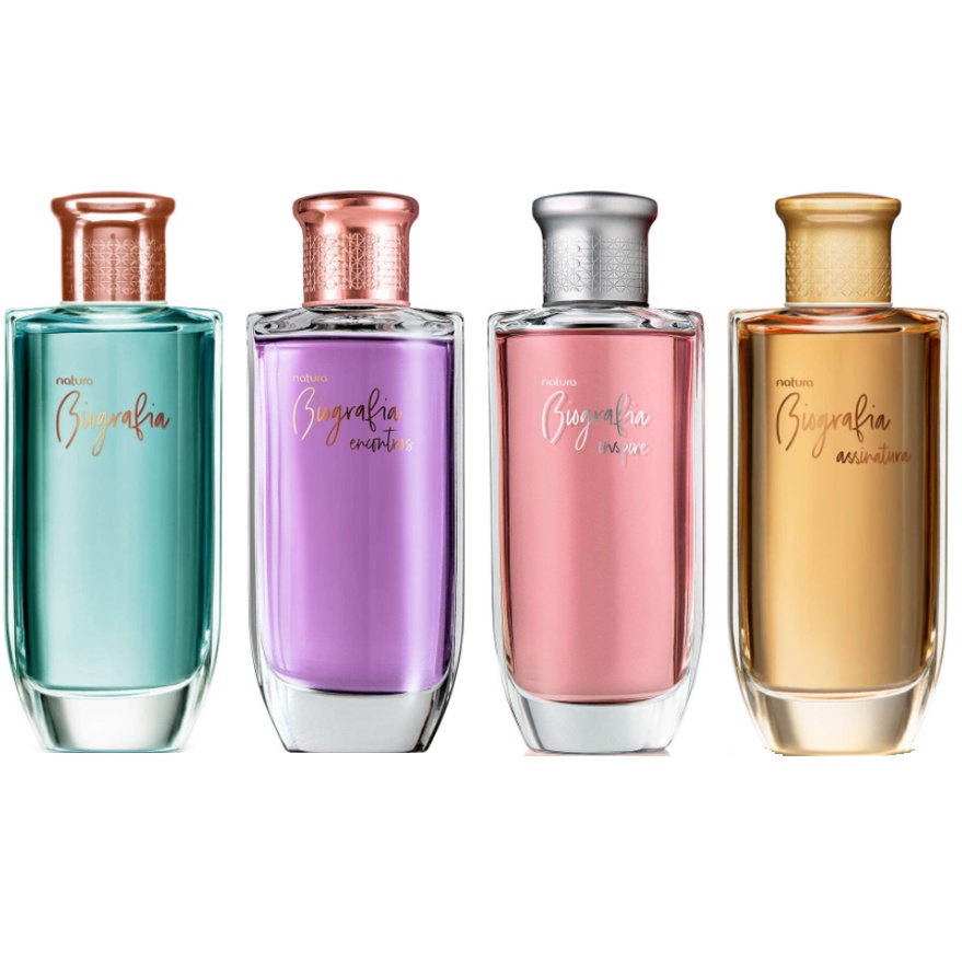 Perfume Biografia Inspire Feminino Natura | Shopee Brasil