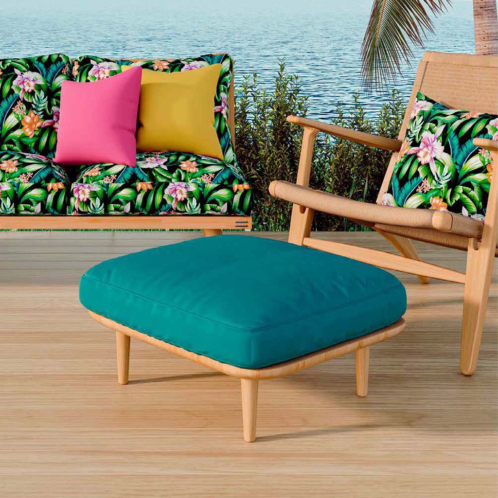Almofada Futon Acquablock impermeável 0.50x0.50x0.08