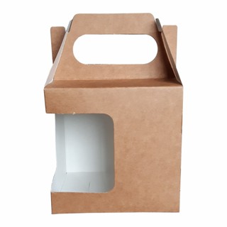 Caixa Para Caneca De Porcelana Com Visor - 50 Unidades KRAFT em Oferta na Shopee