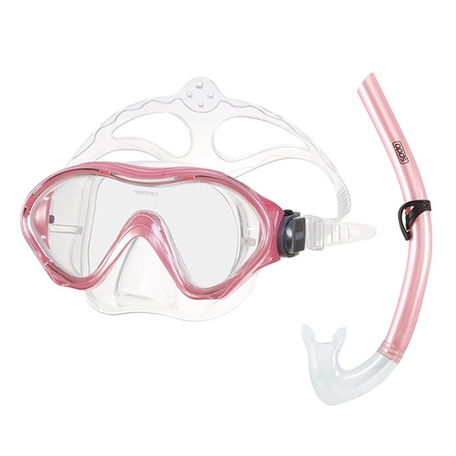 Kit Snorkel Infantil Scuba Jr Speedo Rosa Claro