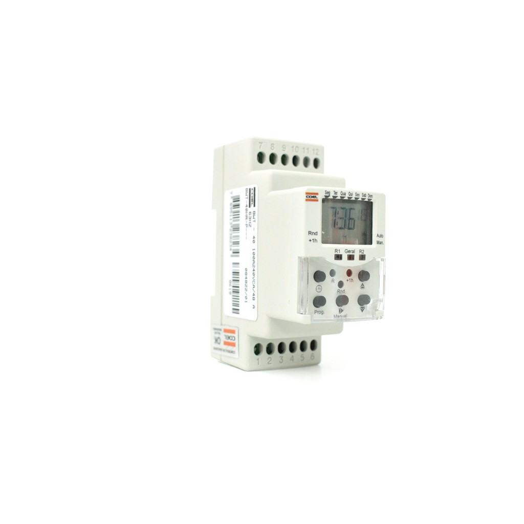 Temporizador Horário Timer Digital Bwt40hr Da Coel - 1 Saída Com Bateria Recarregável