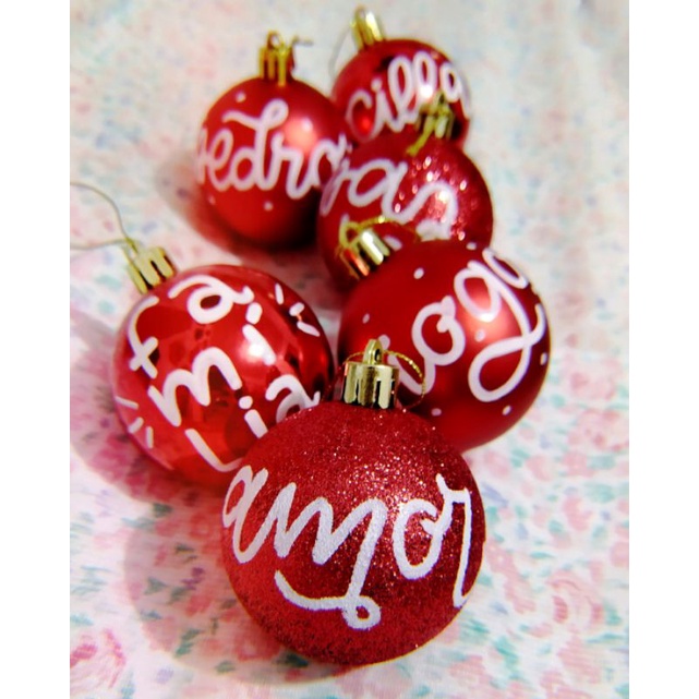 BOLINHA DE NATAL PERSONALIZADA COM LETTERING - DECORAÇÃO NATALINA | Shopee  Brasil