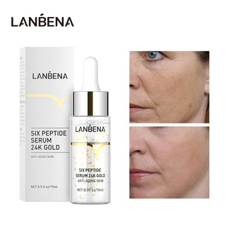 Sérum/Colágeno LANBENA Ouro 24k/Seis Pés/Anti-Rugas