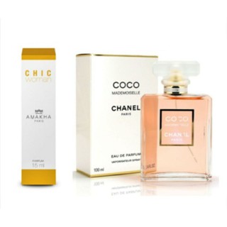 Perfume Chic Amakha Paris Inspirado Chanel Shopee Brasil