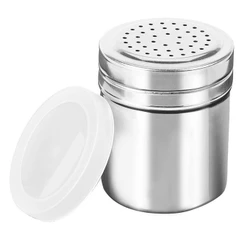 Saleiro Pimenteiro Polvilhador em Aço Inox