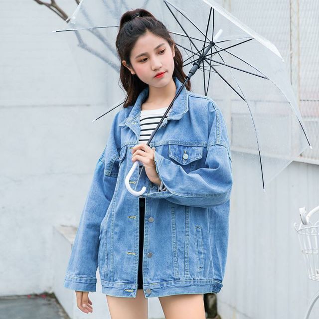 jaqueta jeans oversized vintage