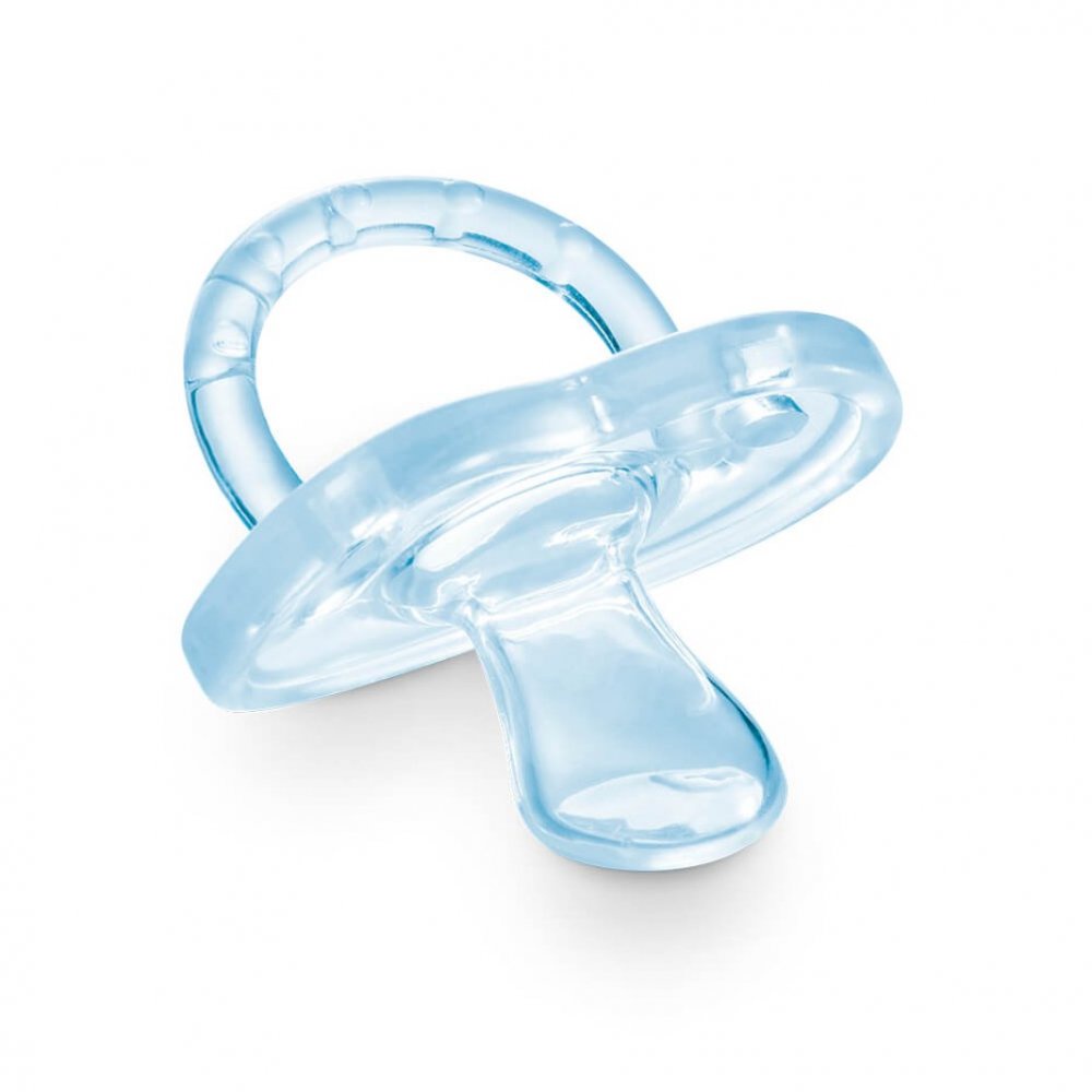 Chupeta Cem Porcento Silicone Azul Multikids Baby BB036