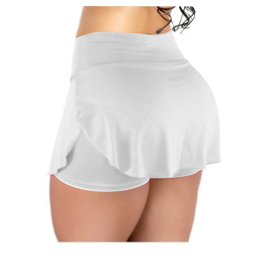 short saia fitness academia casual — imagem 2 de 2