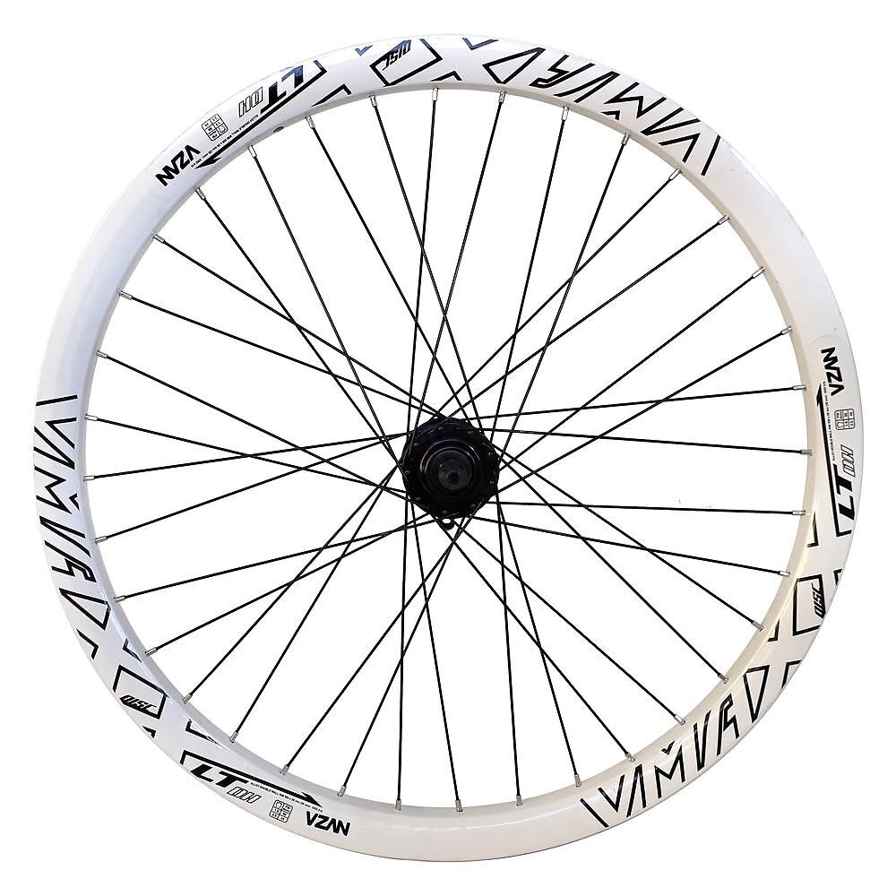 1 Roda Vmaxx Aro 26 Freio A Disco Raios Grossos Pratas