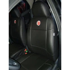 Capa Banco Carro Couro P/ Fiat Strada Cabine Simples 1999 a 2021