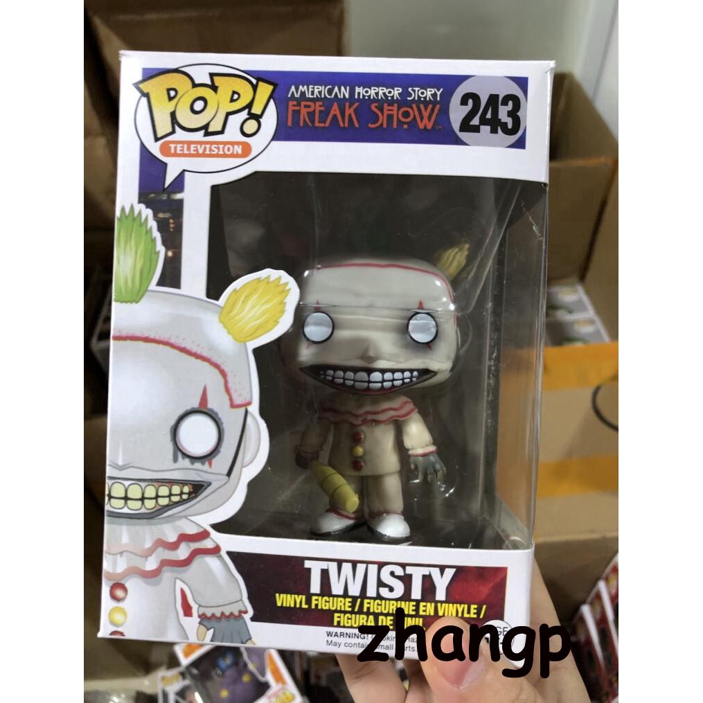 Funko Pop 243 Americano Horror Story Freak Show Twisty The Palhaco Brinquedos Figura De Vinil Shopee Brasil