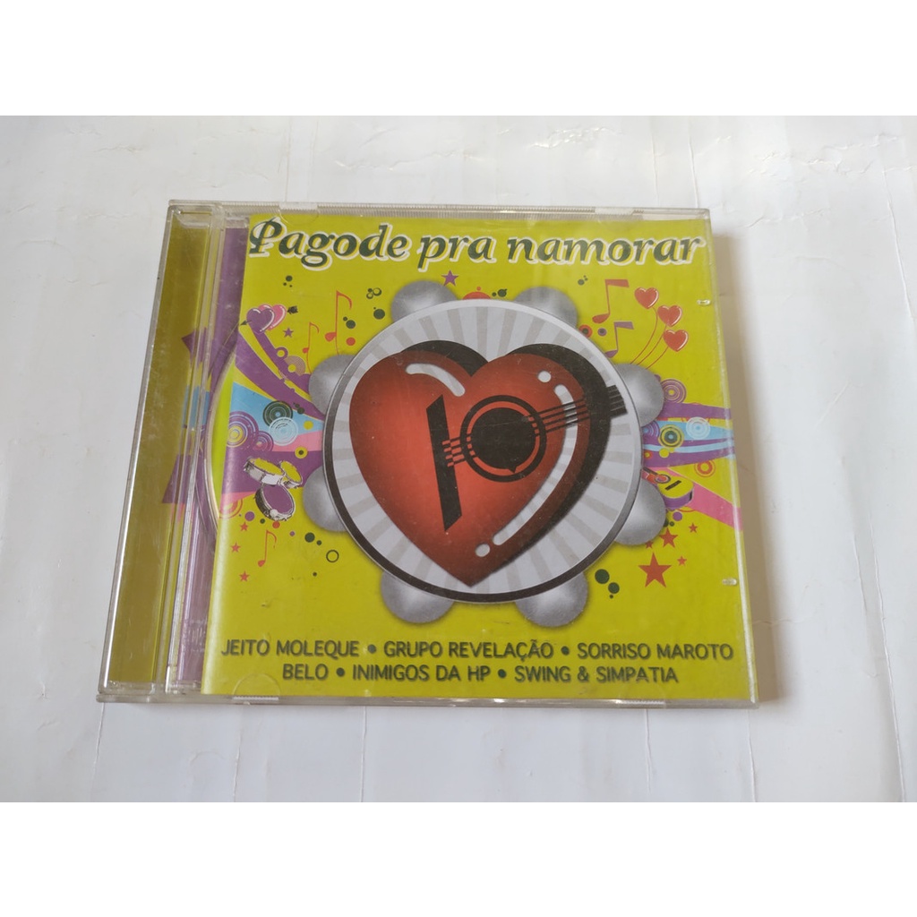 Cd Pagode pra namorar Otimo Estado Jeito Moleque Grupo Revelação SOrriso Maroto Belo Inimigos da Hp
