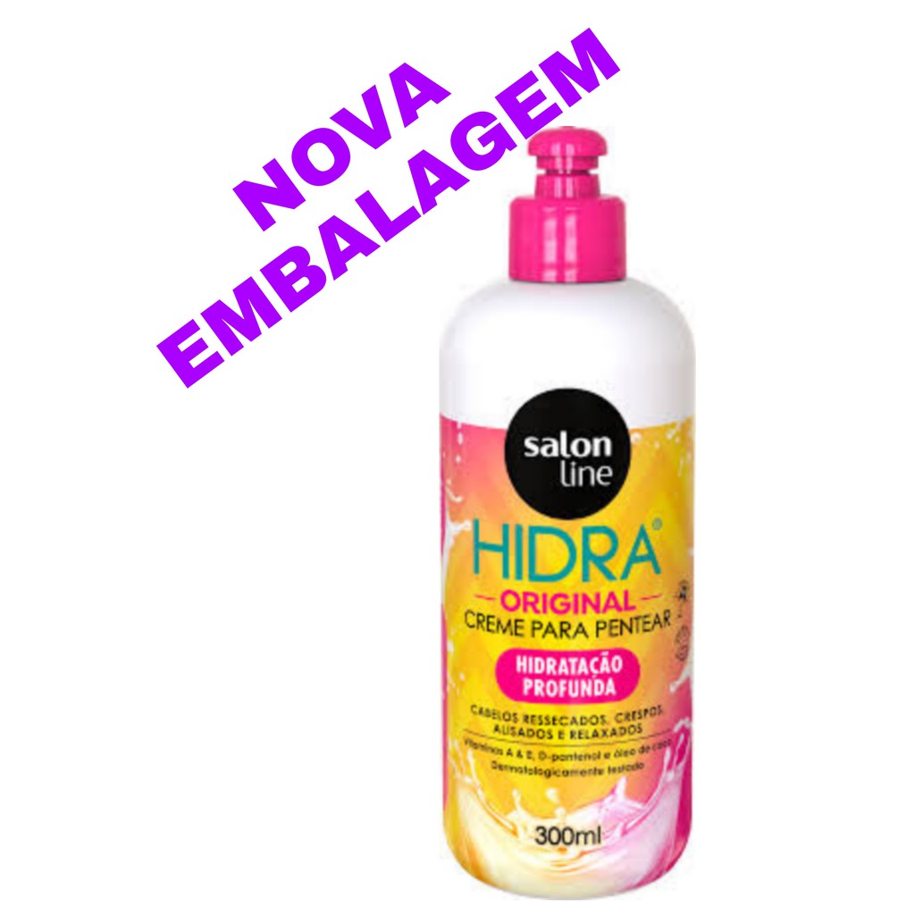 Creme Para Pentear Salon Line Hidra Tradicional 300ml Shopee Brasil
