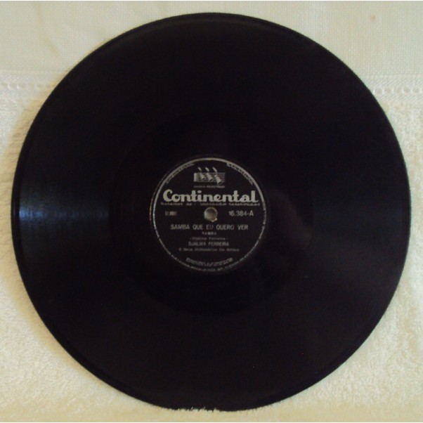 1214 Mvd- LP 1951- Djalma Ferreira E Seus Milionários Do Ritmo- Disco 78 RPM- Original- Gravadora Continental 16.384