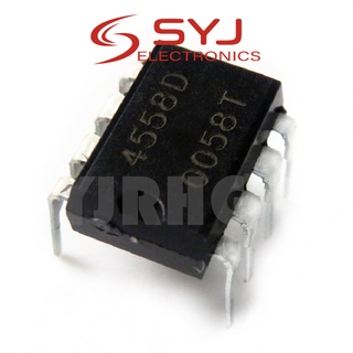 20 Pçs TJM4558CN JRC4558D DIP8 TJM4558 DIP 4558C TJM4558C RC4558P RC4558 PJ4558 UTC4558 LM4558N Novo E original IC
