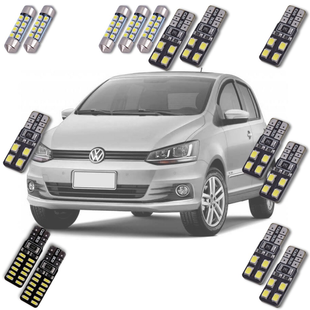 Kit Led Interior Volkswagen Fox 2015 a 2018