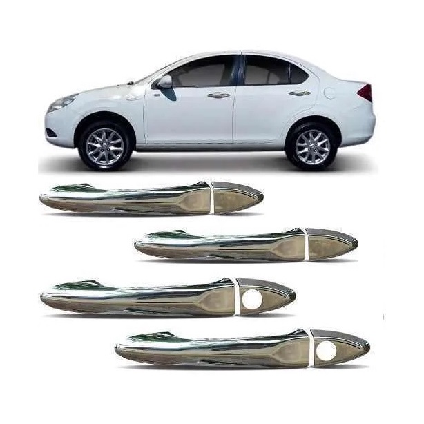 Aplique Cromado Maçaneta JAC J3 / J3 Turin 2011 à 2019 4 Portas