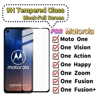 Película Vidro tela Temperado 3D/9D Motorola Moto One vision action macro zoom hyper fusion plus