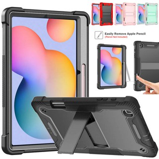 Capa Anti-Impacto Com Suporte Para Samsung Galaxy Tab S6 Lite 10.4 Sm-P610 P615 P613 P619