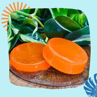 Kit 3 sabonetes artesanal de menta, laranja e amêndoa | Vegano & Eco