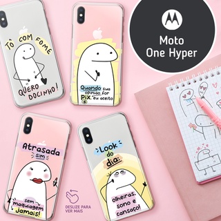 Capa Capinha Transparente - Motorola Moto One Hyper - Bento Flork Meme Humor