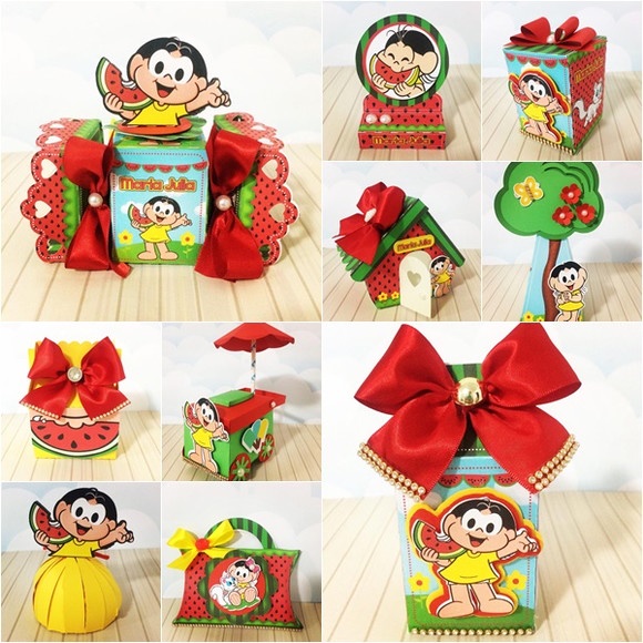 kit festa infantil lembrancinha para aniversário Caixinhas Personalizadas Magali