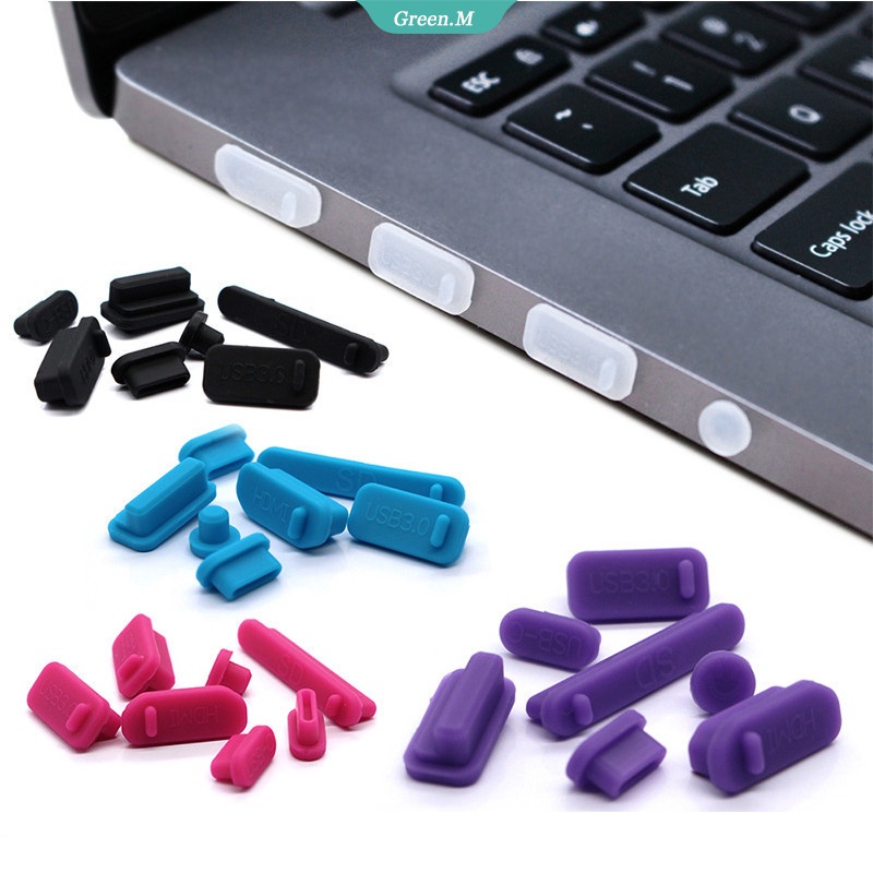 16 Pçs Colorido Silicone Anti Poeira plug Capa Rolha Portátil À Prova De usb Acessórios Do Computador [GM]