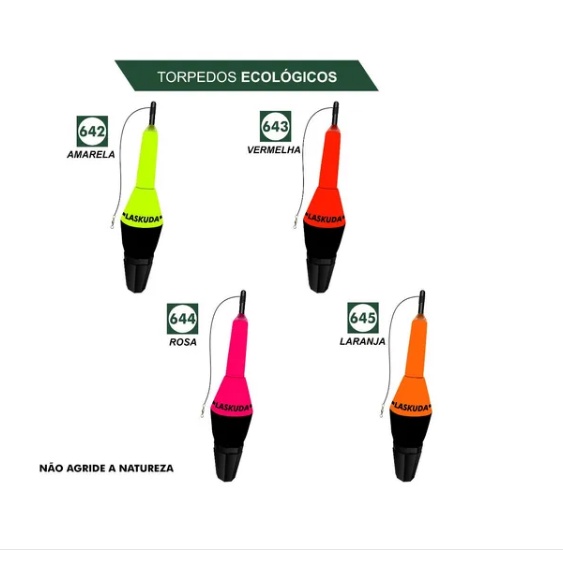 Boia JR Pesca Torpedo Laskuda Encapsulado 70gr