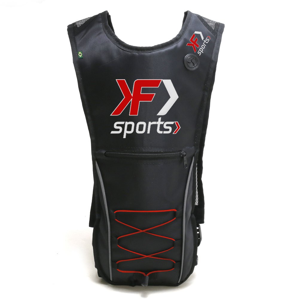 Mochila Térmica de Hidratação Com Refil F Sports Ciclismo Bike Mtb Speed Vermelha