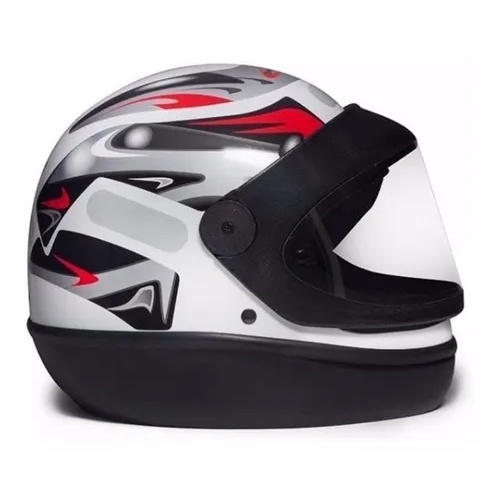 CAPACETE SAN MARINO TAUROS PRATA