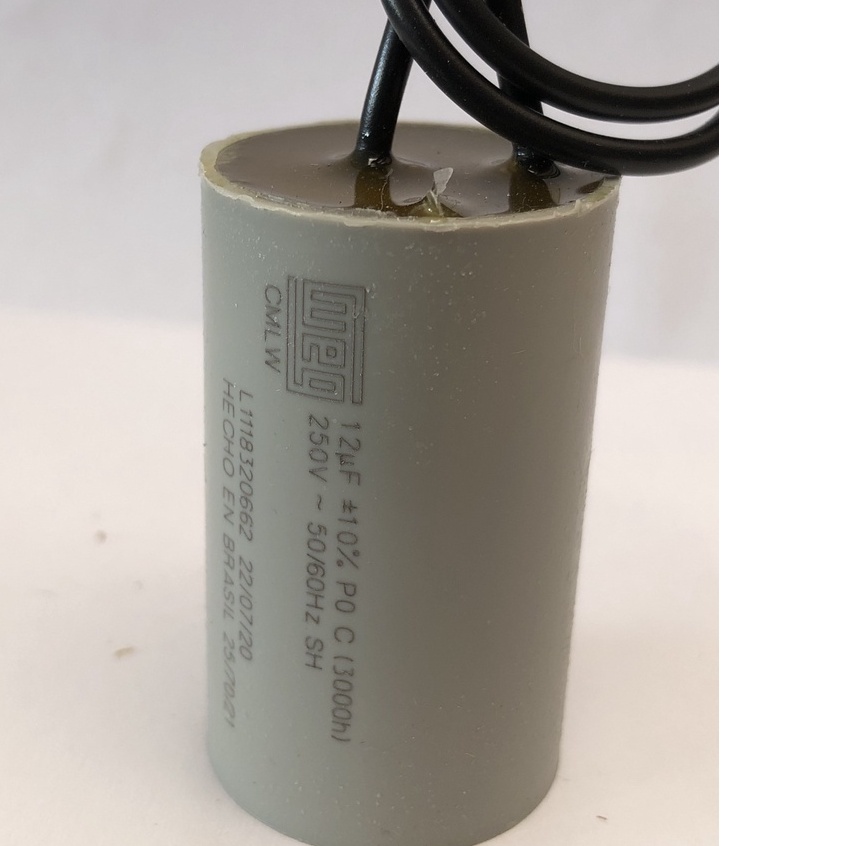 apacitor 12uf 250vac 50/60 Hz Motor 220v Tanquinho/centrifuga