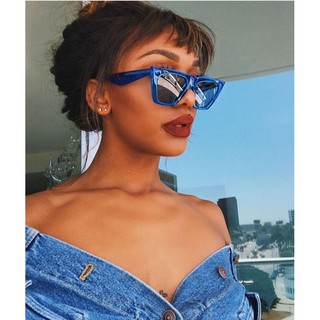 Moda Feminina Óculos De Sol Olho De Gato Óculos Originais Espelhados
