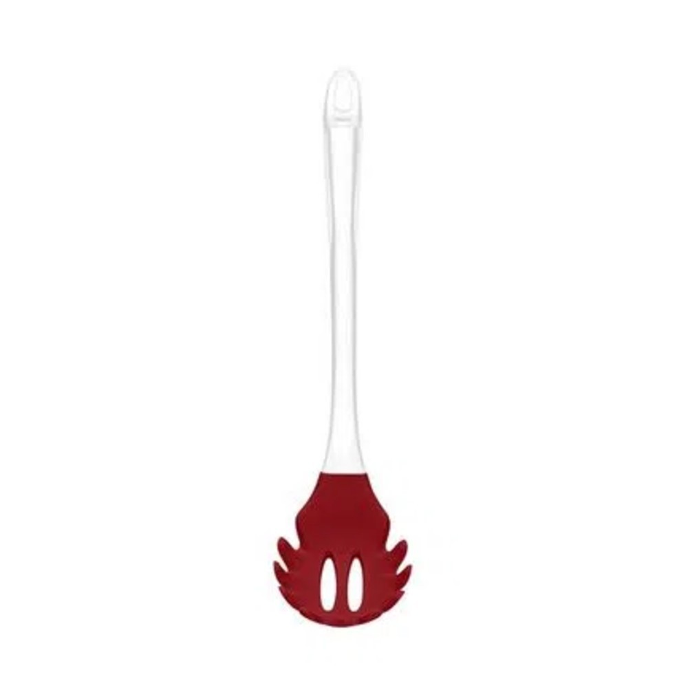 Pegador Macarrão De Silicone Cabo Acrílico Vermelho Massa - UP Home UD036