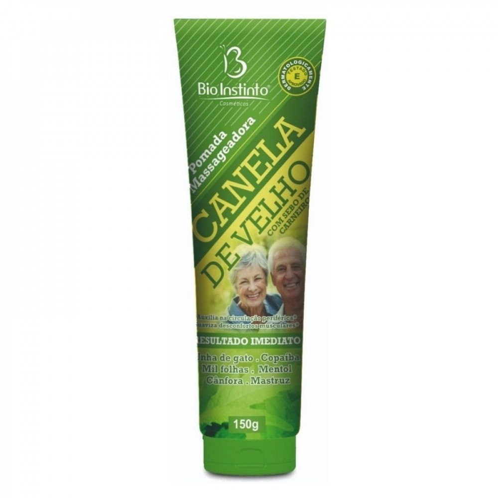 Bio Instinto Canela De Velho Pomada P/ Massagem 150g