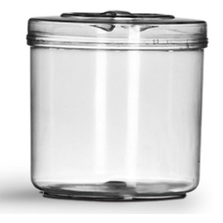 Pote Redondo Acrílico Com Tampa - 5 Litros - Kit 4 unidades em Oferta na Shopee