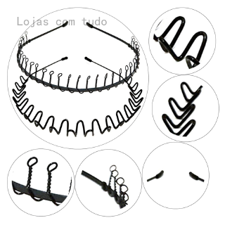Lojas Com Tudo Arco De Cabelo Invis Vel Onduado / Tiara Vadada Masculina Coreana Parágrafo Prender Cabelo