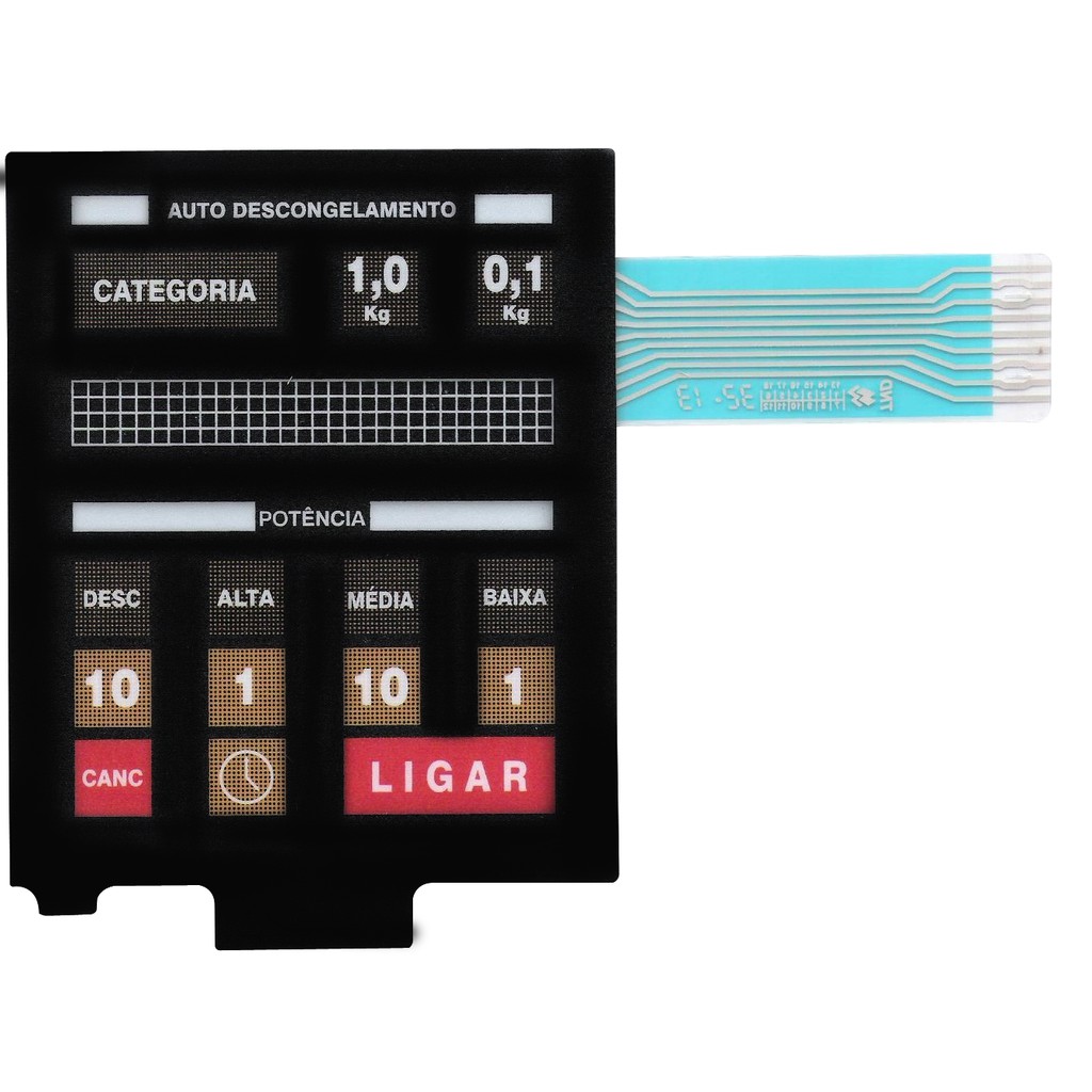 Membrana Micro-ondas Compatível Com Panasonic Nn Ne 7777 / 000093