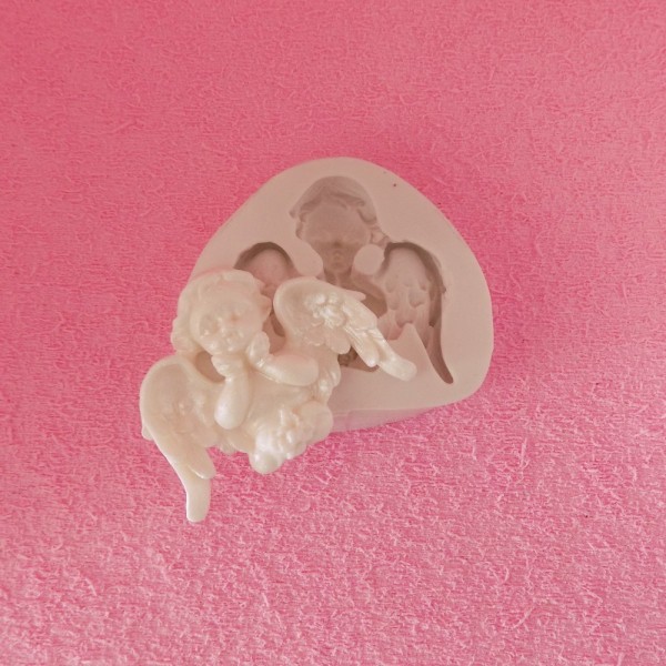 Molde De Silicone Anjo Miguel Molde Para Confeitaria Molde Para Biscuit 264