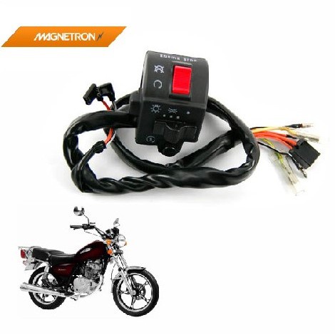 unho Chave Luz Partida Suzuki Intruder 2006 ATE 2010 Yes Até 2007 11 Fios - Magnetron - Lado Direito