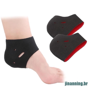 (Jin_New 1 Par Meia Esporão De Dor / Calcanhar Para Aliviar A Dor / Fascite Plantar
