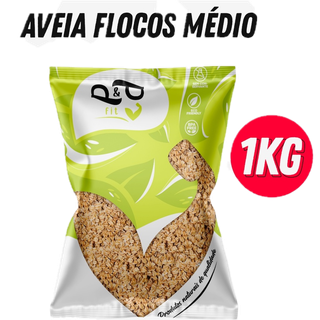 Aveia em Flocos Médio - Alta Qualidade em Oferta na Shopee