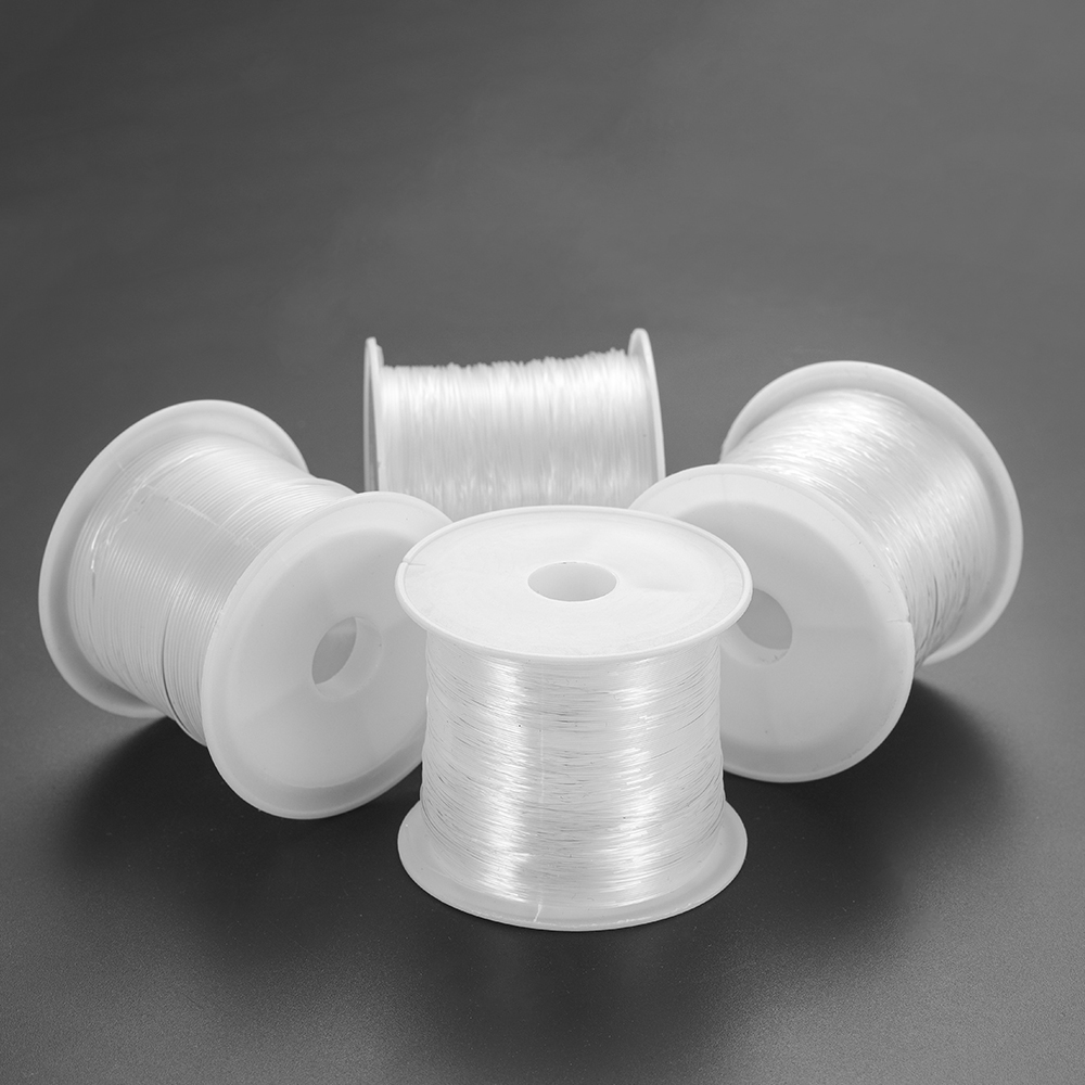 Rolos De Linha De Cabo De Cristal 0.2-0.8 Mm | Corda De Miçangas Não Extensível Para Fazer Joias DIY , Ideia De Presente