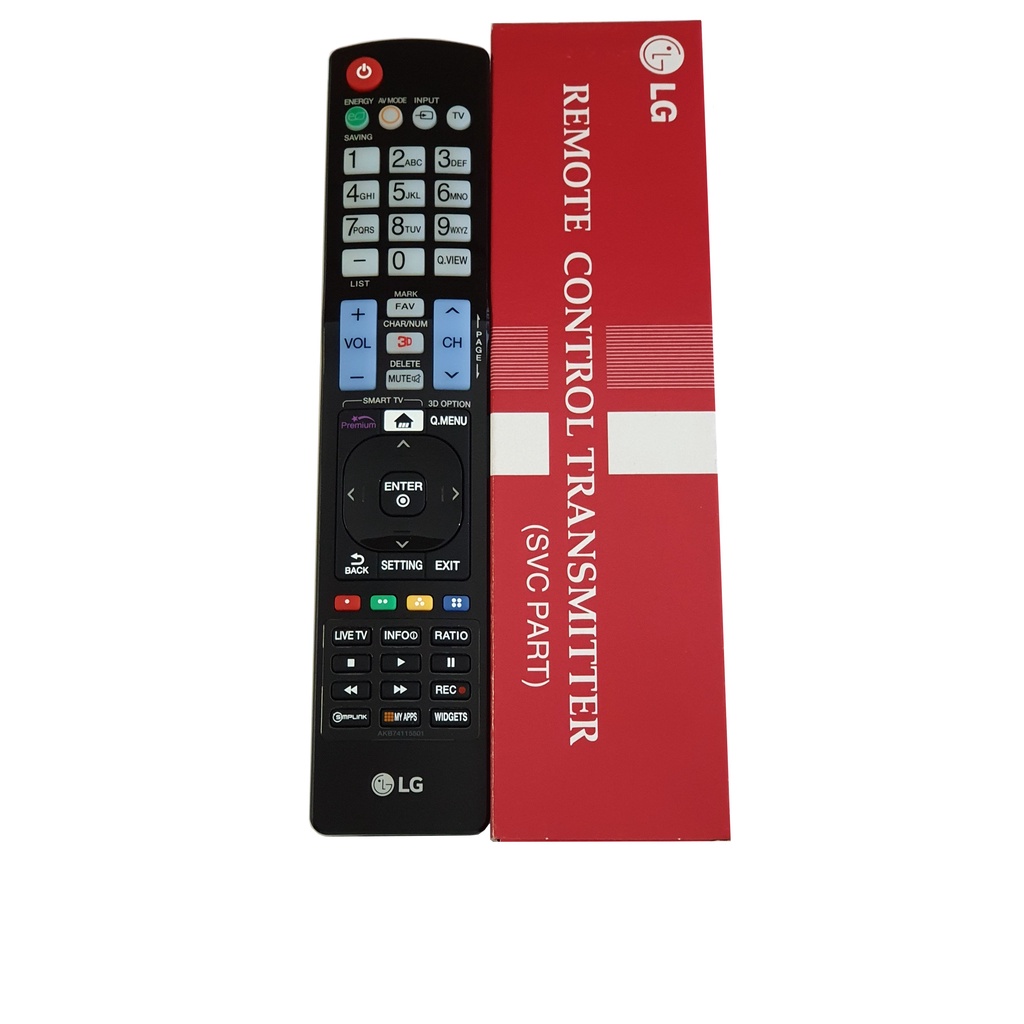 Controle Remoto Original LG Tv Smart 3D Substitui AKB73275620