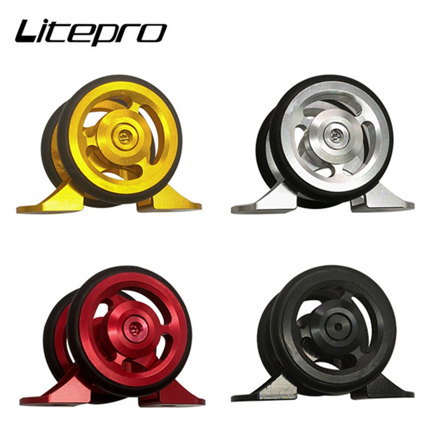 Bicicleta Paralama Rodas Fáceis Lama Engrenagem Roda Dupla Liga De Alumínio Mini Guarda Rodado Para Brompton Dobrável
